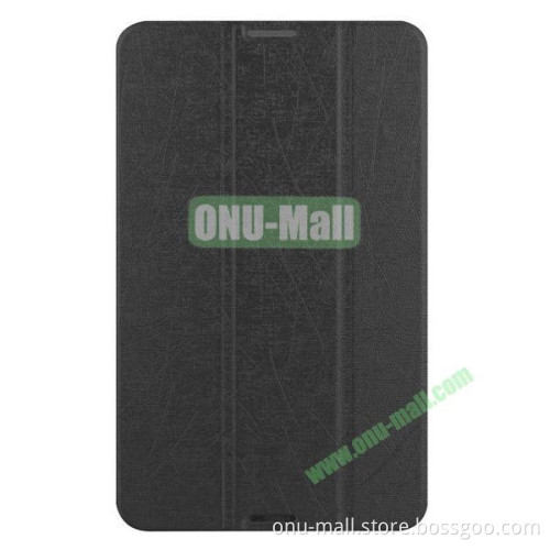 Palm Texture 3-Folding PU Leather Case for Asus Fonepad 8 FE380CG